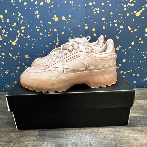 NWT Reebok CARDI B CLUB C ROSE GOLD SHOES 8.5 - Picture 4 of 8